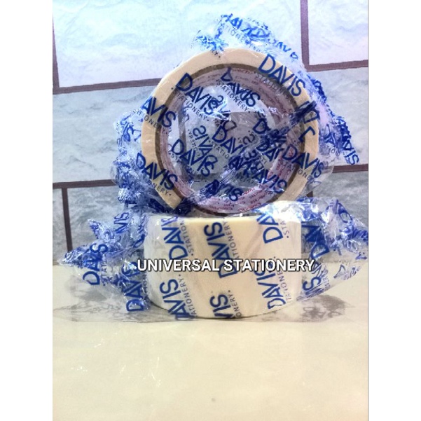 

Lakban Kertas Davis 2 inch (Pcs) / Masking Tape 2 Inch