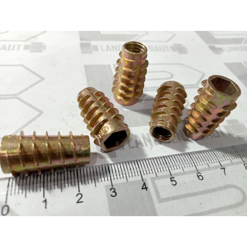 Mur Nanas M8 X 25 OE / Mur Furniture Knockdown Tanam Nanas M8x25