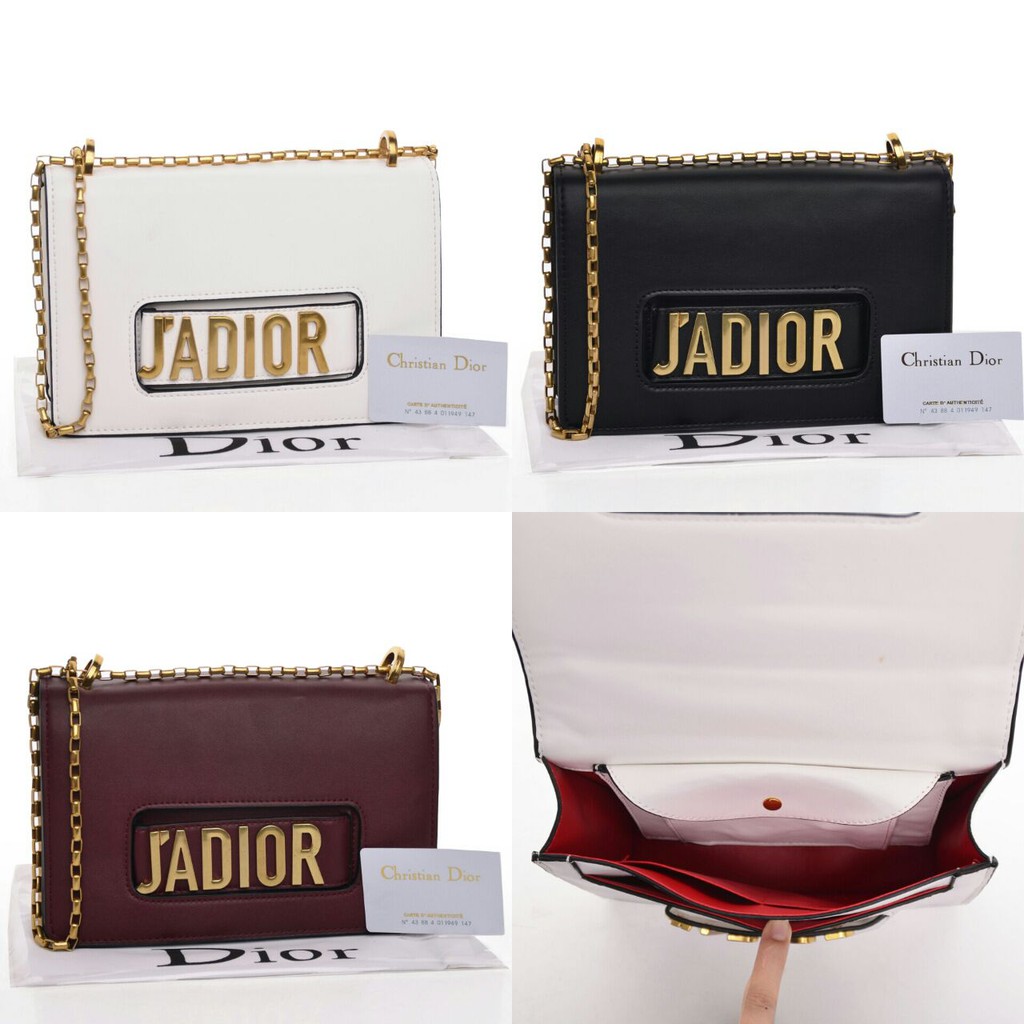 Tas Dior Jadior Flap Chain Calfskin Semi Premium AP672