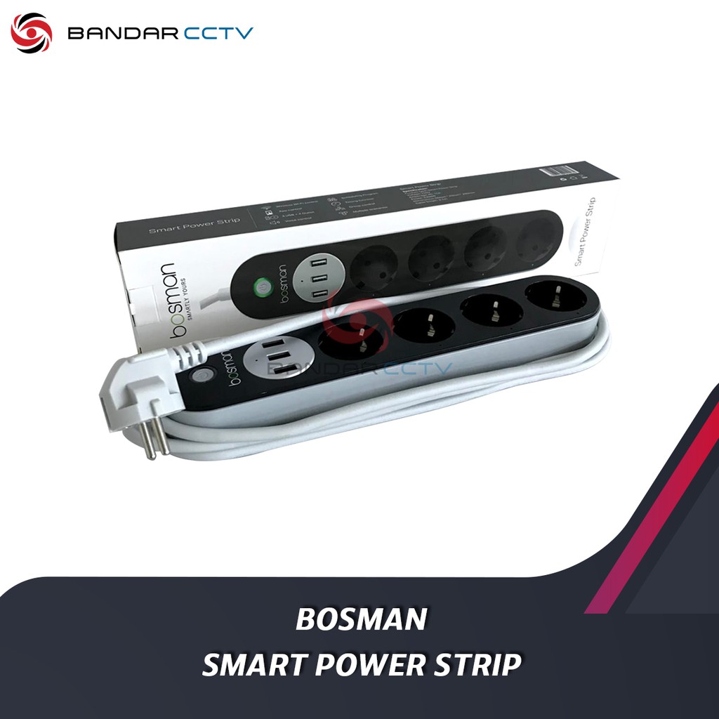 Bosman Smart Power Strip Stop Kontak Soket Ekstensi