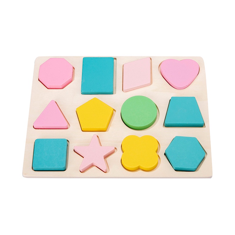 [ Giggel ]  Shape Chunky Puzzle / Puzzle Shape Board / Mainan edukasi anak / Mainan Kayu Bentuk / Shape Puzzle / Mainan Kayu edukasi