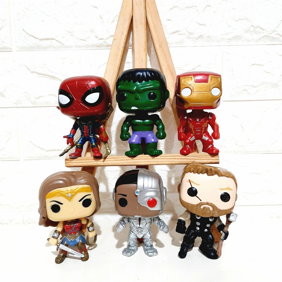 Avenger Funko Pop Figure Set Koleksi Superhero kado mainan anak murah