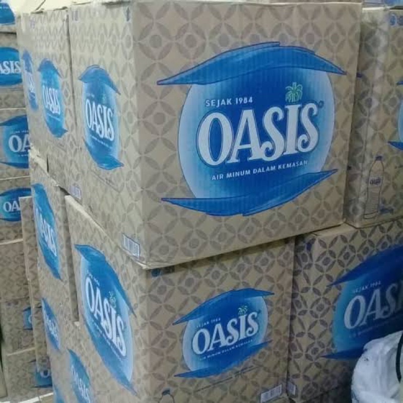 Air Mineral Minum Oasis Botol 1500 ml isi 12 pcs 1 dus Khusus pengiriman Sameday atau Instant