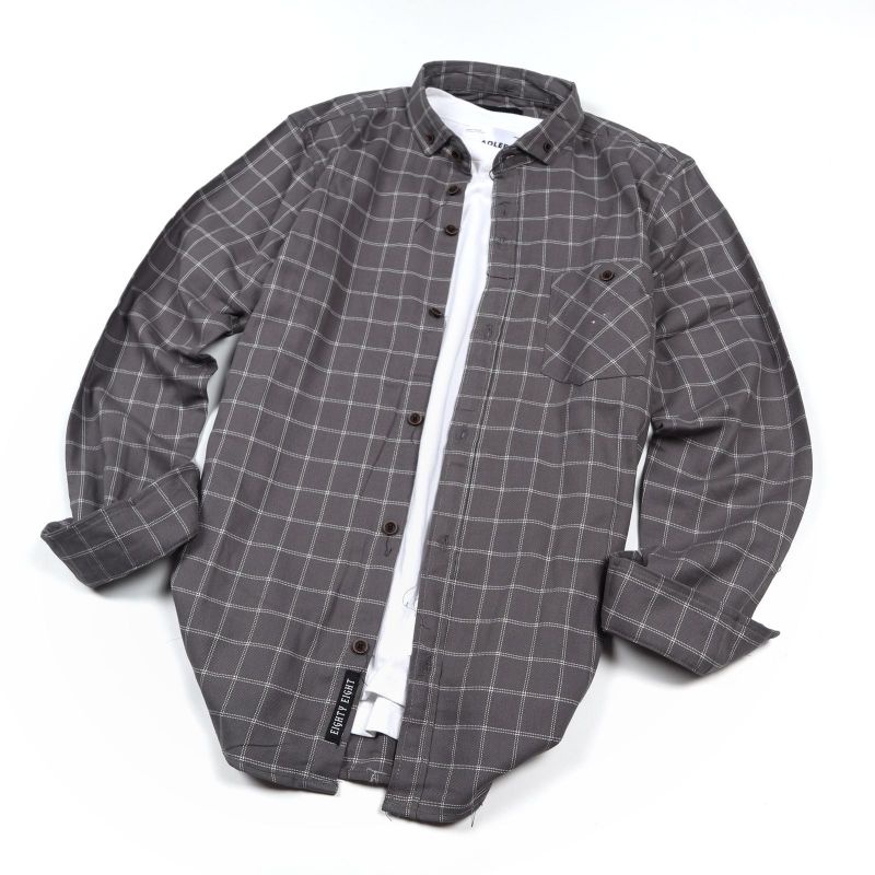 kemeja flanell brill eighty eight