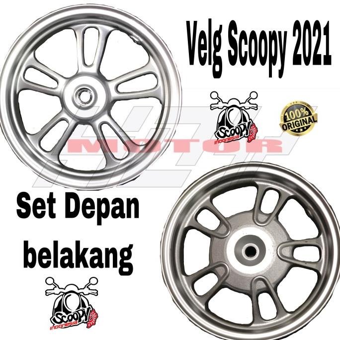 Velg depan belakang honda Scoopy New 2021 Ring 12 original hoym07 Kualitas Baik