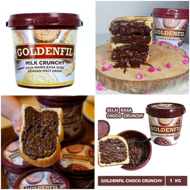 

selai goldenfil choco crunchy 1 kg