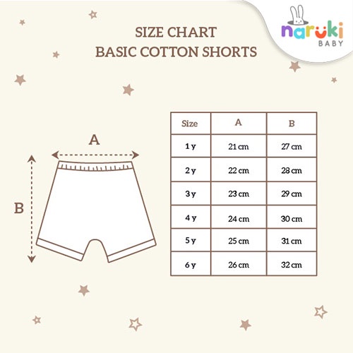 Little Palmerhaus Basic Cotton Shorts Kid 1-6 tahun Celana Pendek Anak