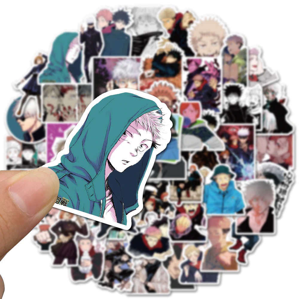 JK001 – Sticker / Stiker Anime Jepang Jujutsu Kaisen