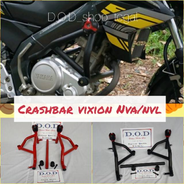 Tubular crashbar vixion nva nvl