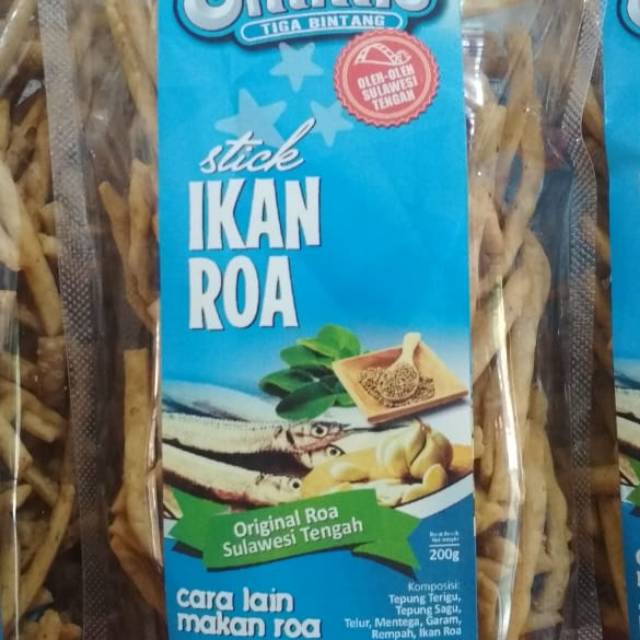 

Oleh oleh Palu - Stik Ikan Roa 200gr