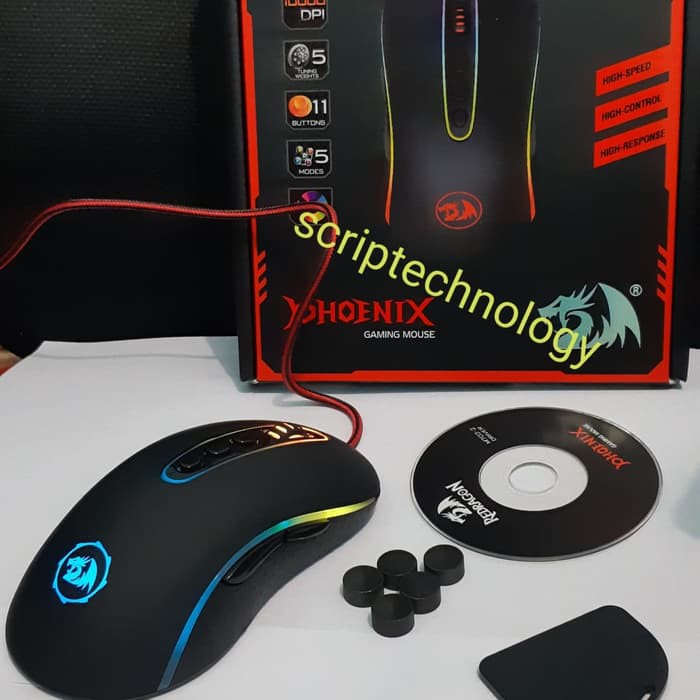 Redragon PHOENIX M702 Black Wired Gaming Mouse RGB