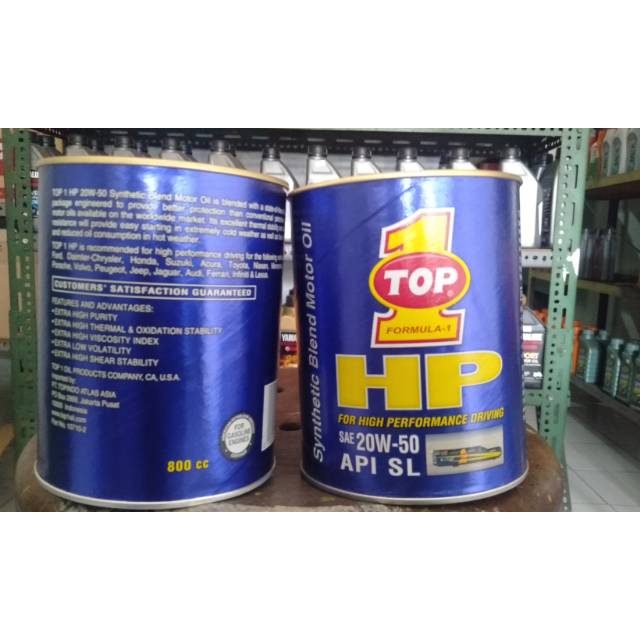 Oli TOP 1HP 20w-50 800ml