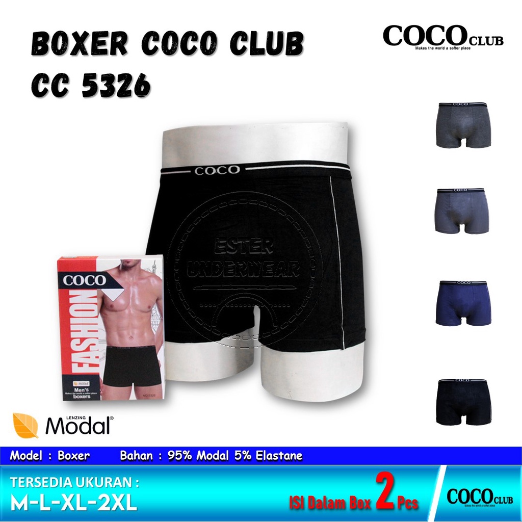 CELANA BOXER COCO  5326 ISI-2 PCS