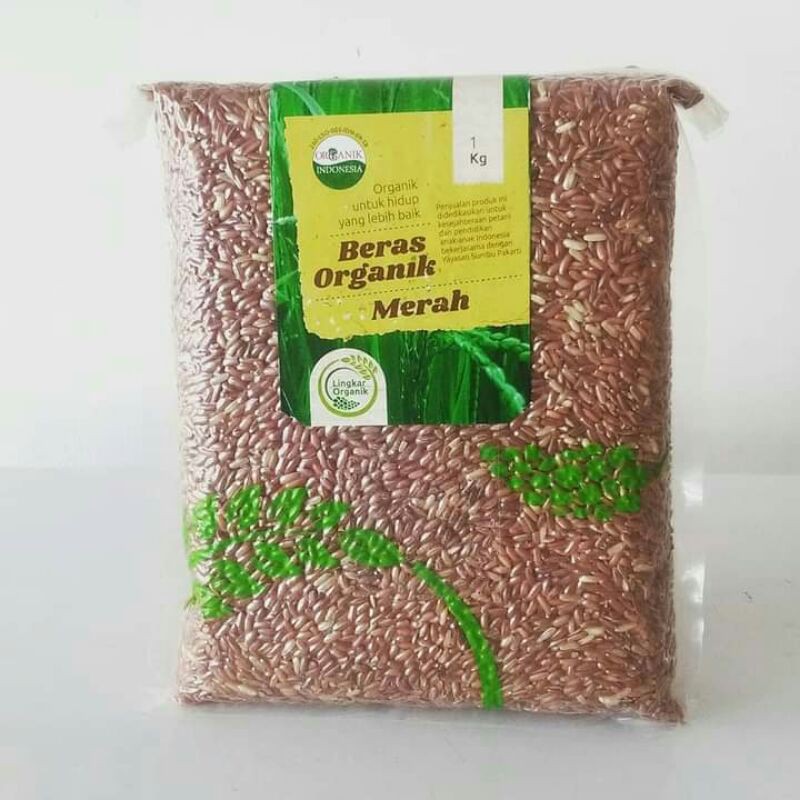 

Beras merah organik by lingkar organik uk. 1kg beras diet sehat beras mpasi