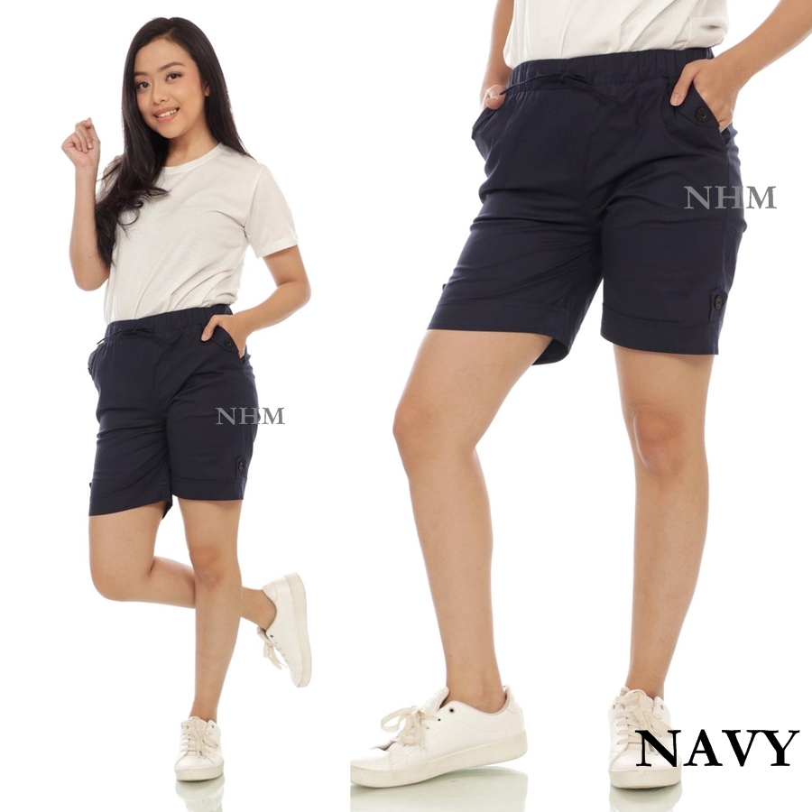 HotPants JUMBO dan Standar,  Celana Pendek Wanita Katun Stretch Anti Begah