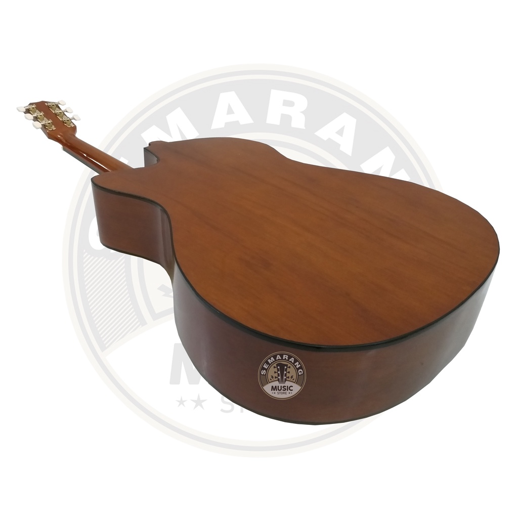 PROMO!!! Gitar Akustik Termurah Bonus Softcase Pick Senar Cadangan Packing Kayu &amp; Bubble Warp