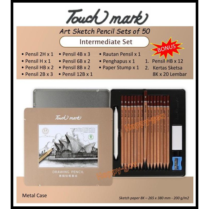 

Best Seller Pensil Gambar Sketsa Set Warna Sketch Pencil Silhouette Intermediate