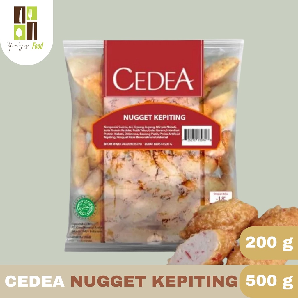 

Cedea Nugget Kepiting Crab Flavoured Nugget [200g/500g]