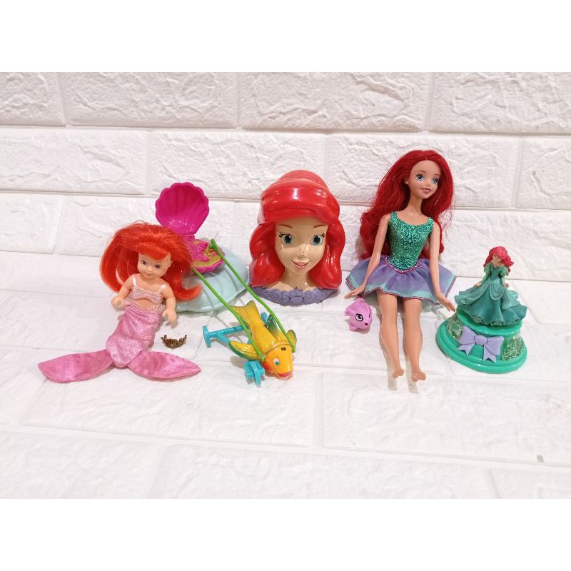 preloved disney polly pocket barbie disney mermaid