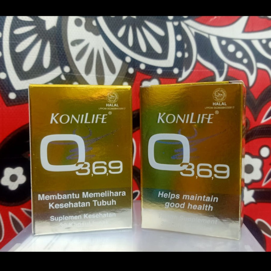 Jual KONILIFE OMEGA 3,6,9 EPA DHA BOTOL ISI 30 KAPSUL NATURAL FISH OIL