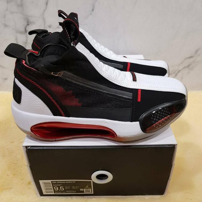 Sepatu Nike Air Jordan 34 Zipper Red Orbitz Malikaikha