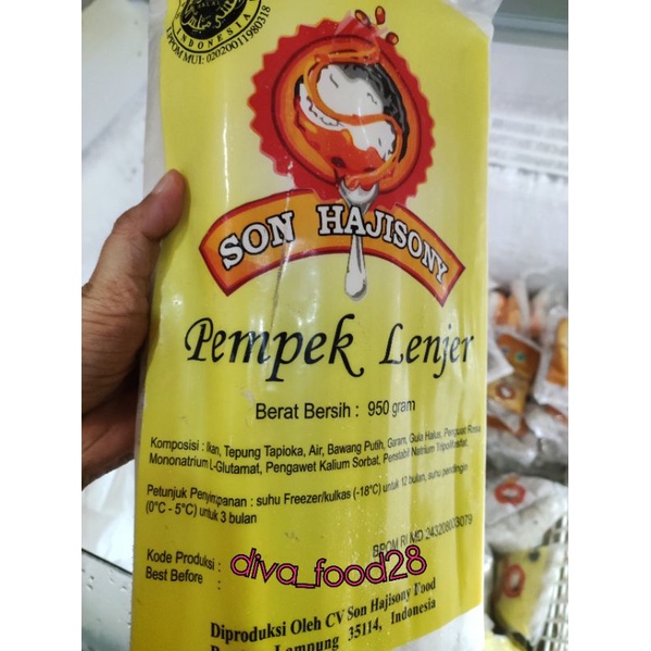 

PEMPEK LENJER Hj SONY LAMPUNG - Oleh oleh khas LAMPUNG