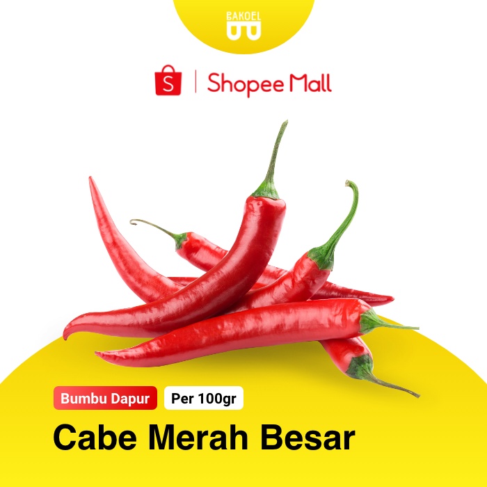

Cabe Merah Besar Premium (harga per @100gr) - Bakoel Sayur Online