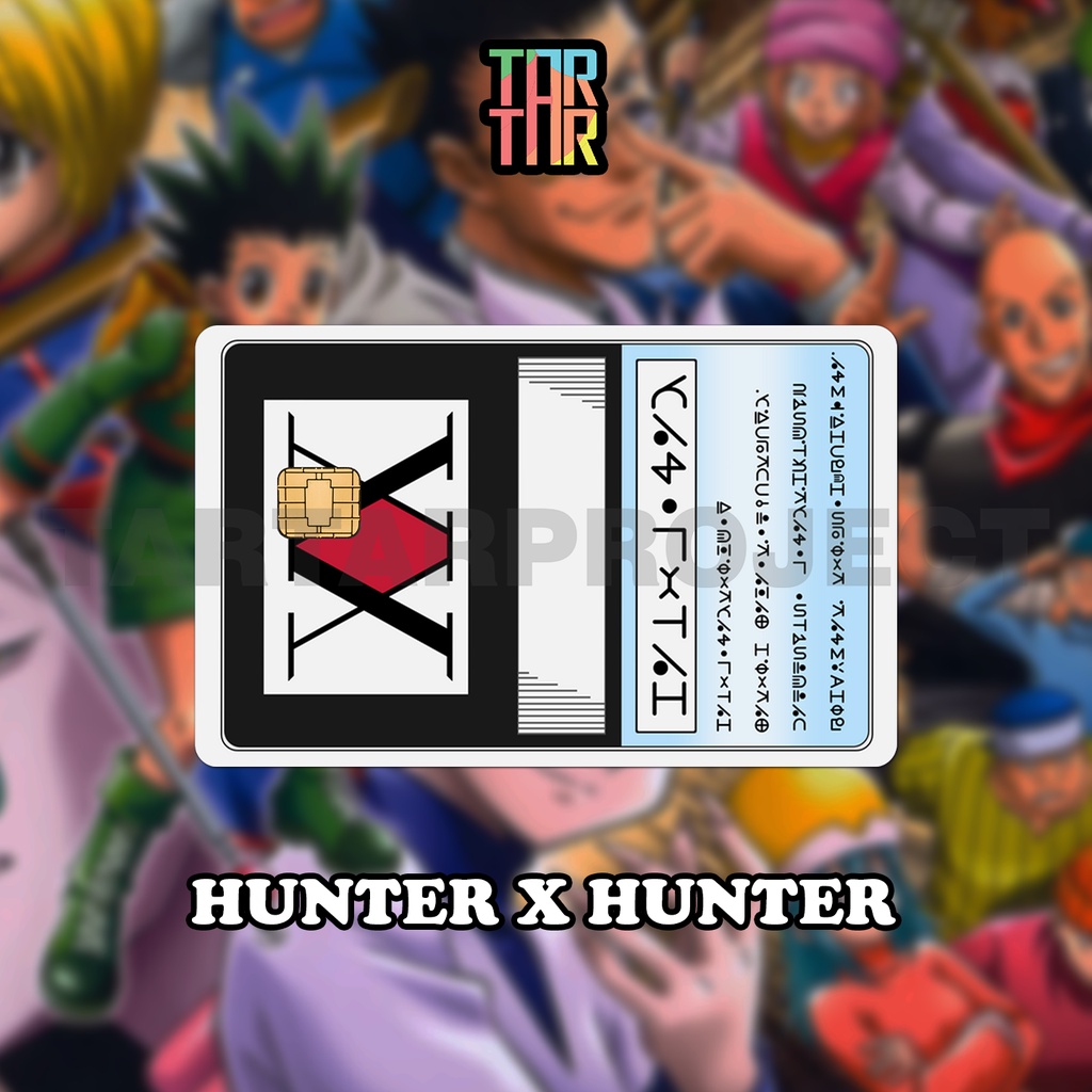 

SKIN / STICKER KARTU ATM / E MONEY / FLAZZ - HUNTER X HUNTER