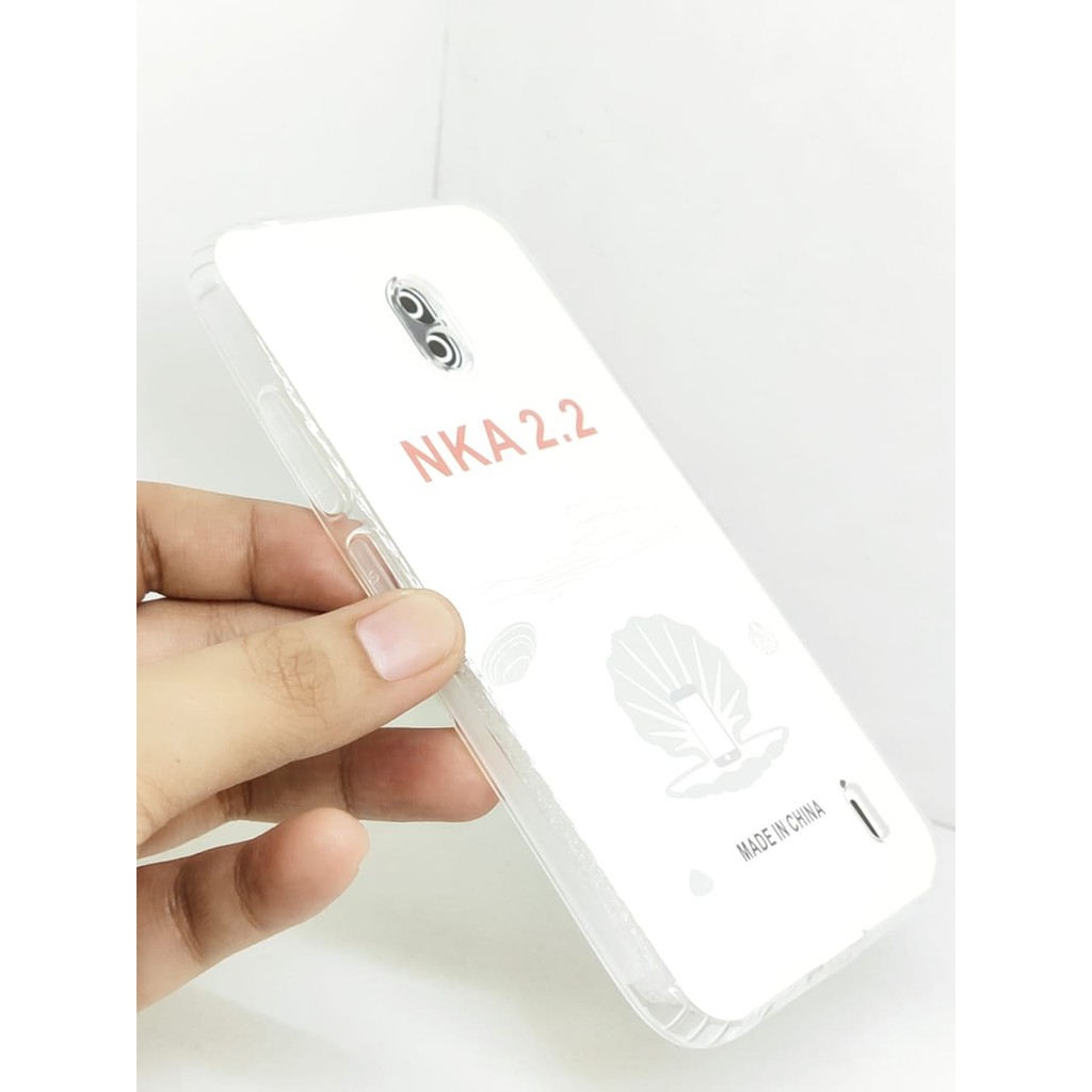 Soft Case Clear HD with Protector Camera Nokia 2.2 5.71 inchi TPU Silicon Transparan