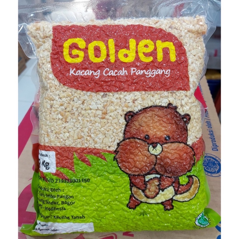 

Kacang Cacah Panggang 1kg /Sangrai/Cincang /Golden Nut Toping Donat