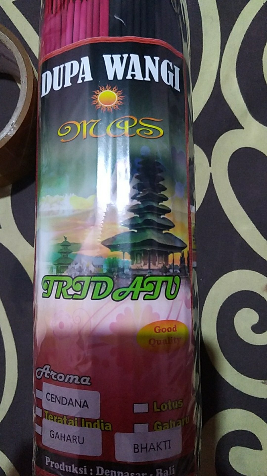 Dupa Wangi Tridatu Balil 3 Aroma Dan Warna Berbeda