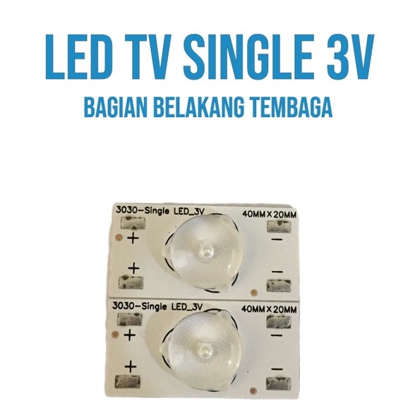 Lampu Backlight LED TV Universal 6V 1pcs untuk modifikasi