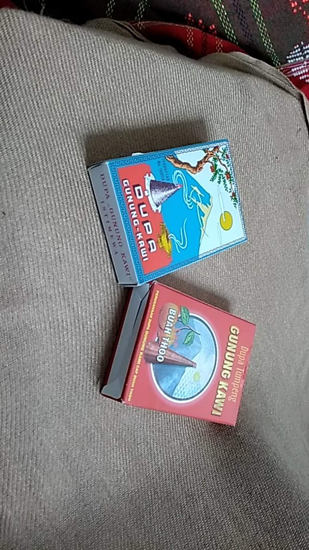 Dupa Tumpeng Kerucut Gunung Kawi Cap Buah Thoo