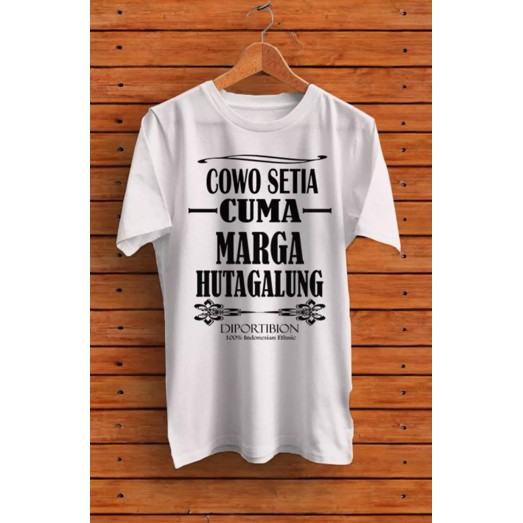 Kaos Batak CowoK Setia Marga | Apparel Themes Batak