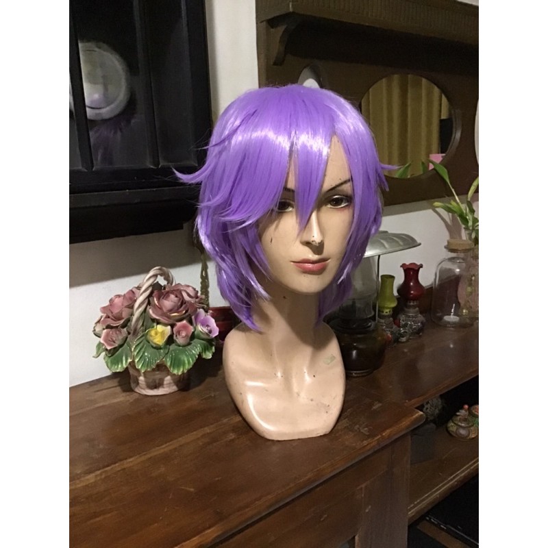 Epel Felmier Twisted Wonderland wig cosplay soft purple