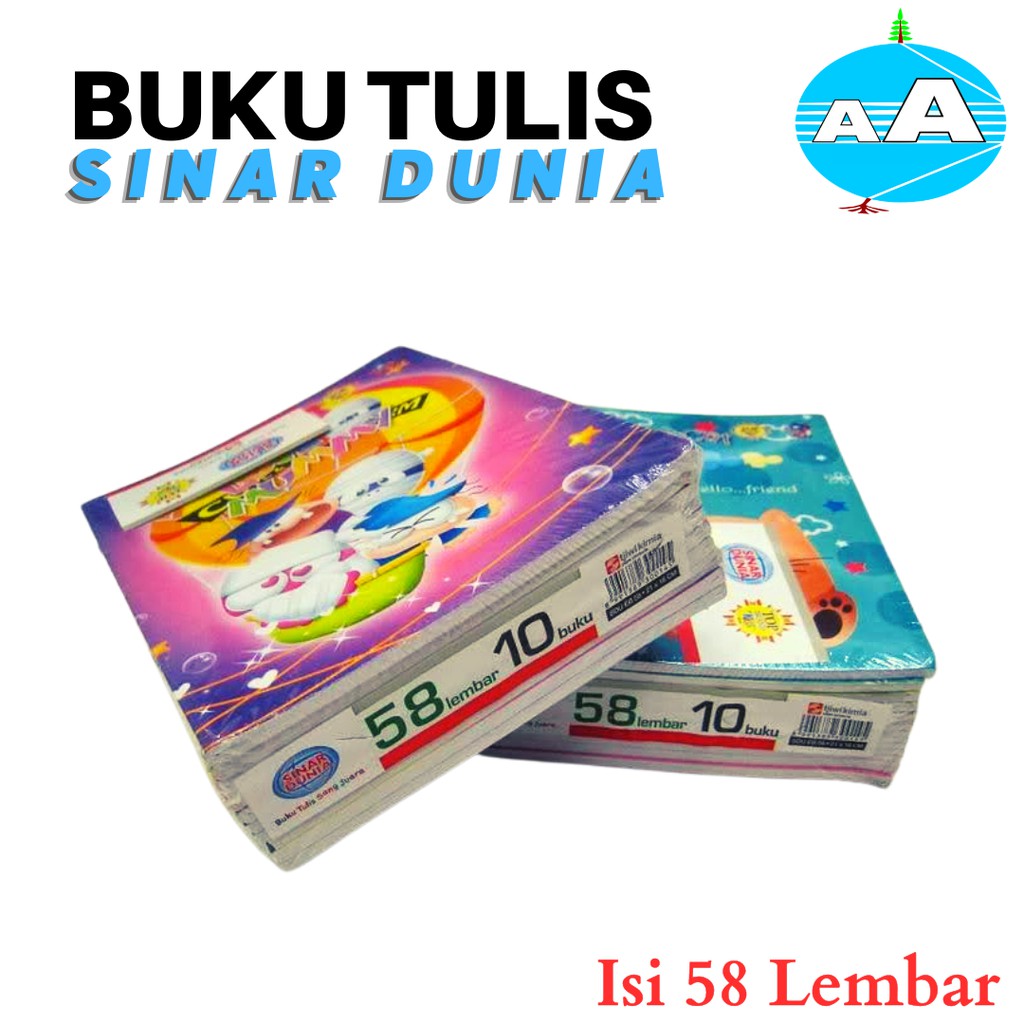 

Buku Sidu 58 / Pack isi 10 Pcs motif random