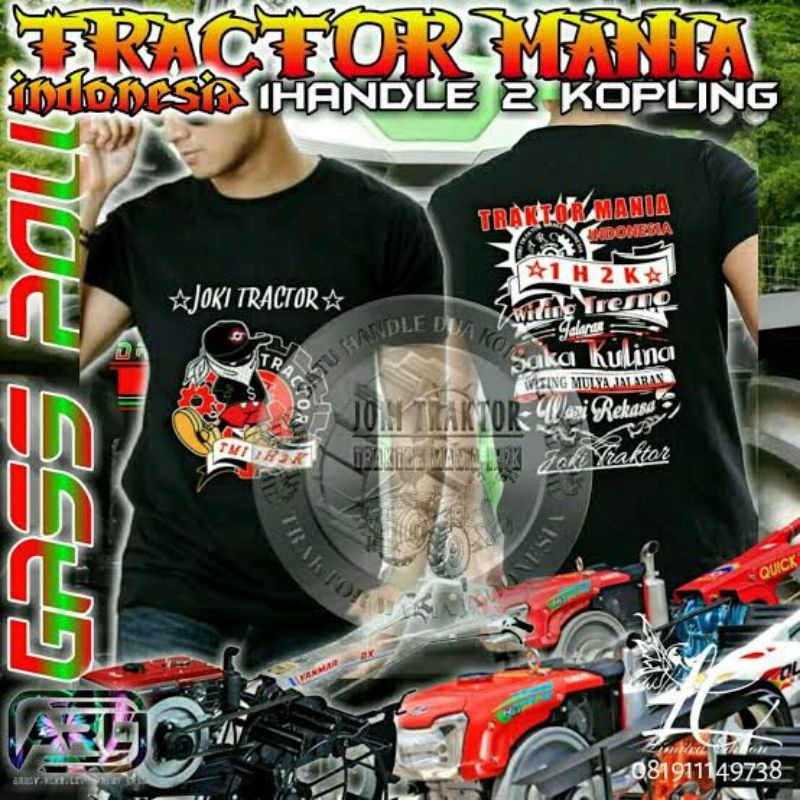 kaos traktor mania indonesia