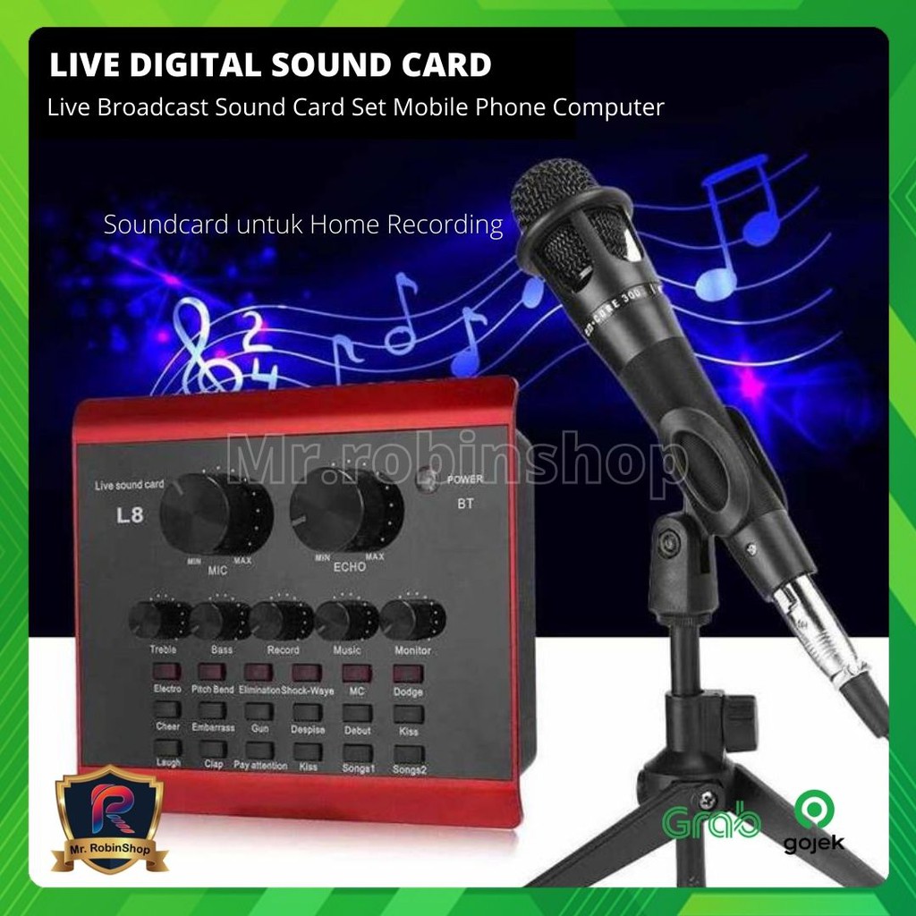 Live Broadcast Sound Card Set Mobile Phone Computer