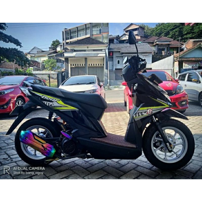 Striping lis sticker standar ori honda beat 2018 Striping beat 2018