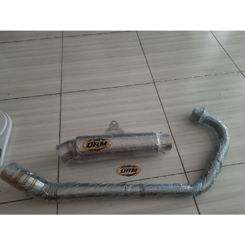 KNALPOT DRM SET ORIGINAL PRO EXHAUST P25 SARANGAN SEPARO