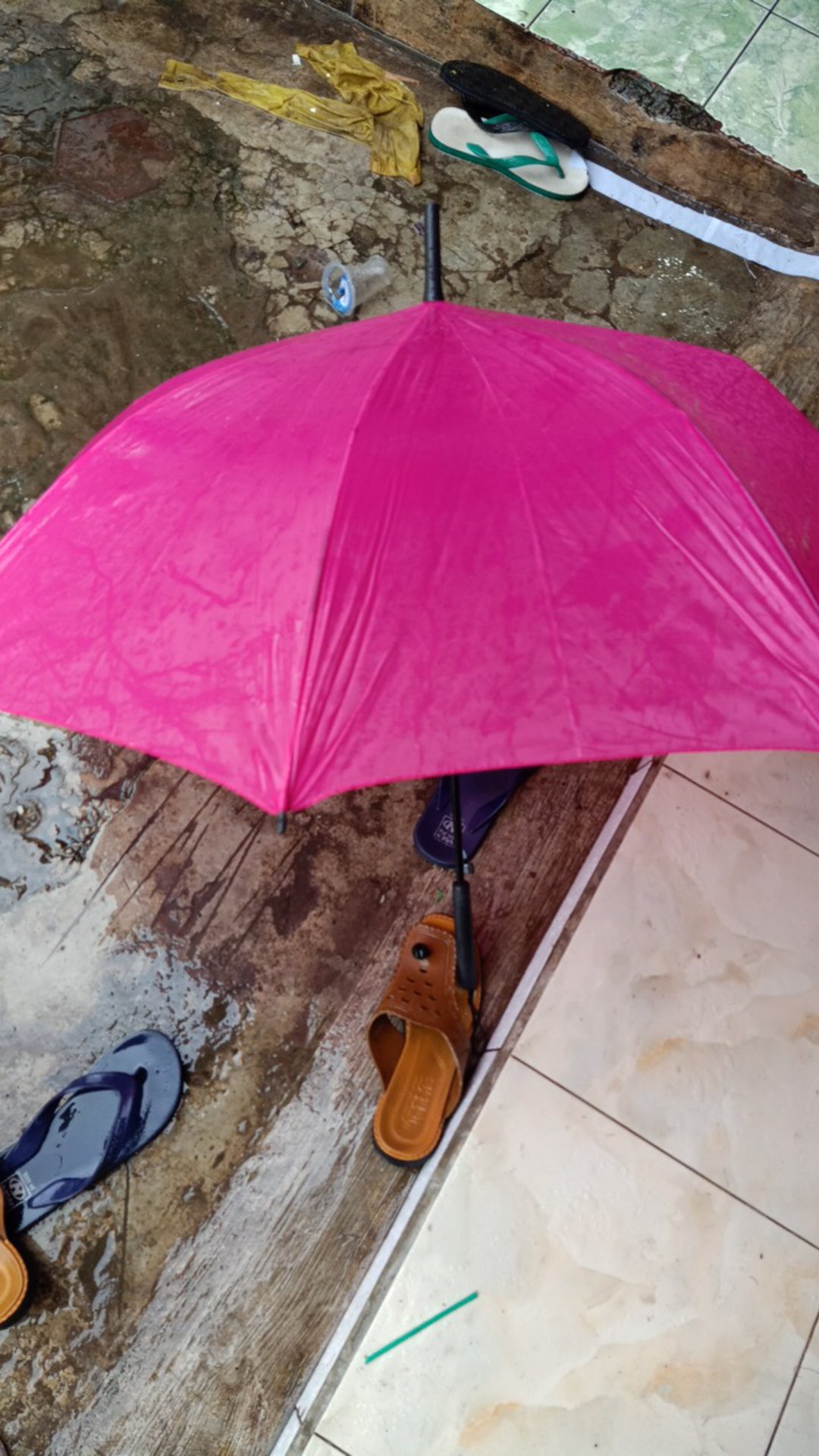 Jktumbrella / Payung Tongkat Standard Polos Warna / 23 / Grc - P22