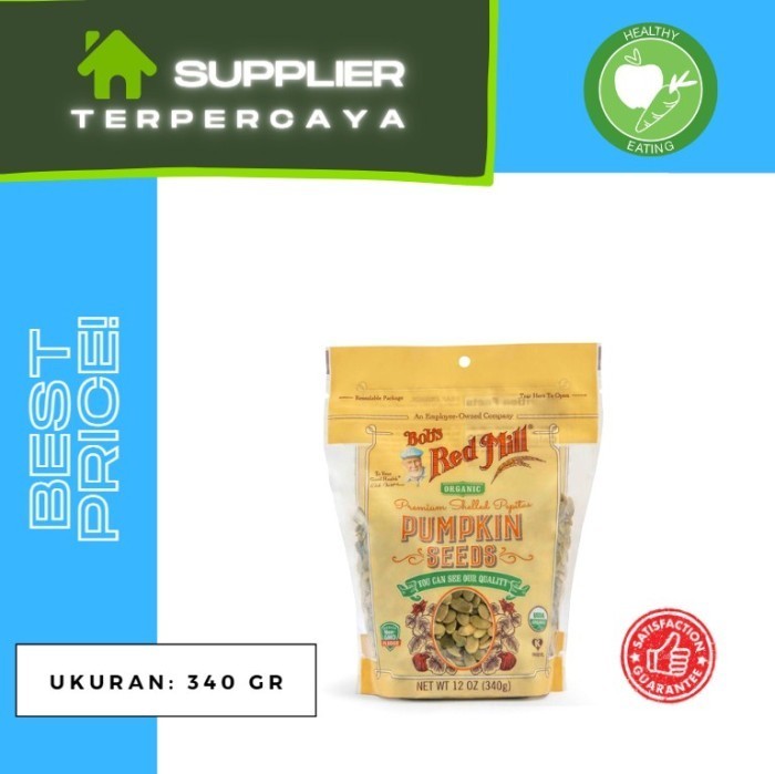 

Bob's Red Mill Organic Pumpkin Seeds 340 gr | Non GMO - Vegan - Keto