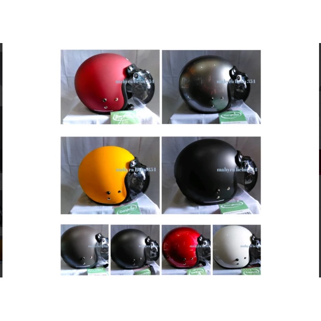 HELM CARGLOSS ORIGINAL HELM BOGO HELM RETRO