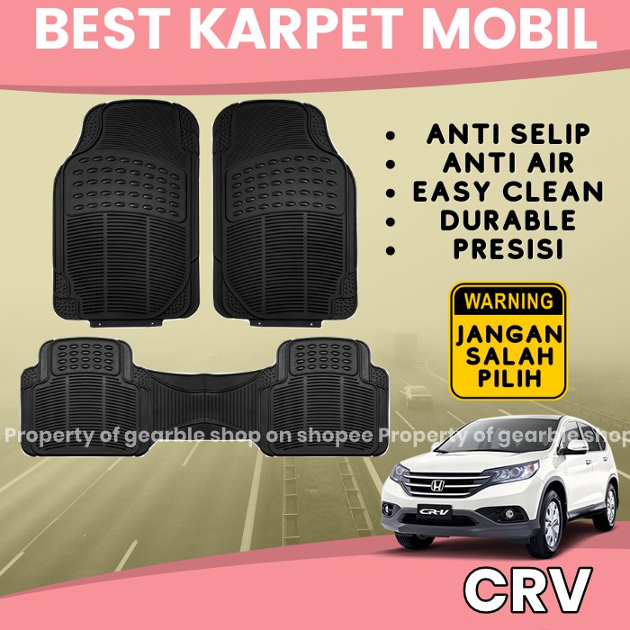 KARPET MOBIL CRV ALAS LANTAI MOBIL CRV KARPET HONDA CRV KARPET DASAR MOBIL UNIVERSAL ANTI AIR