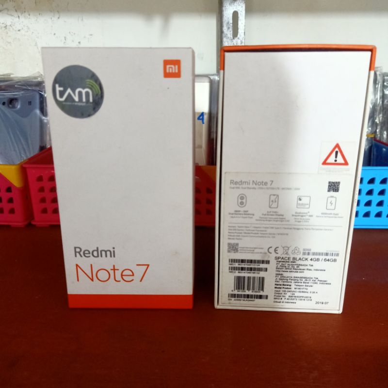 DUS BOOK KARDUS BOX XIAOMI REDMI NOTE 7 TAM ORIGINAL COPOTAN