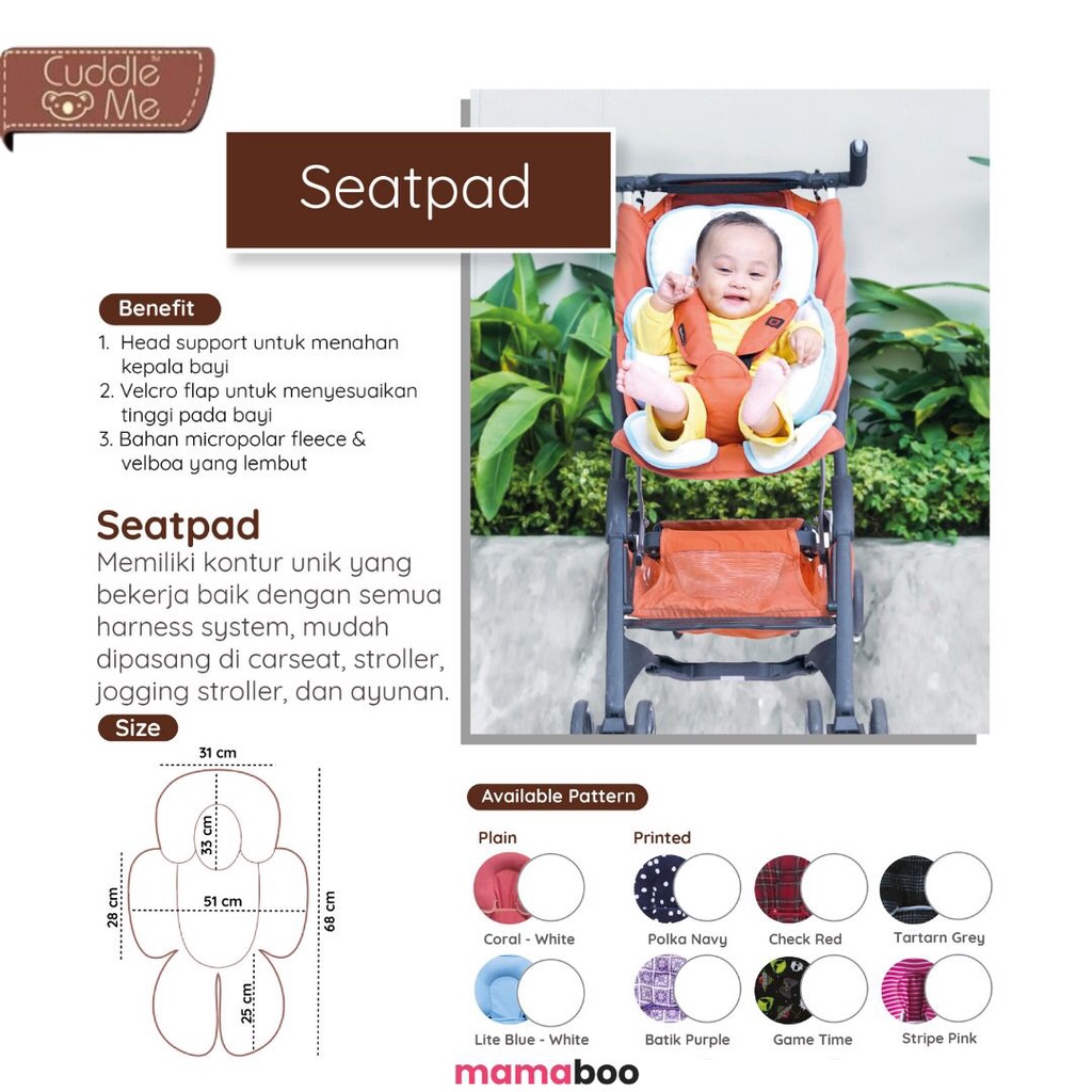 Cuddle Me - Seat Pad Alas Stroller