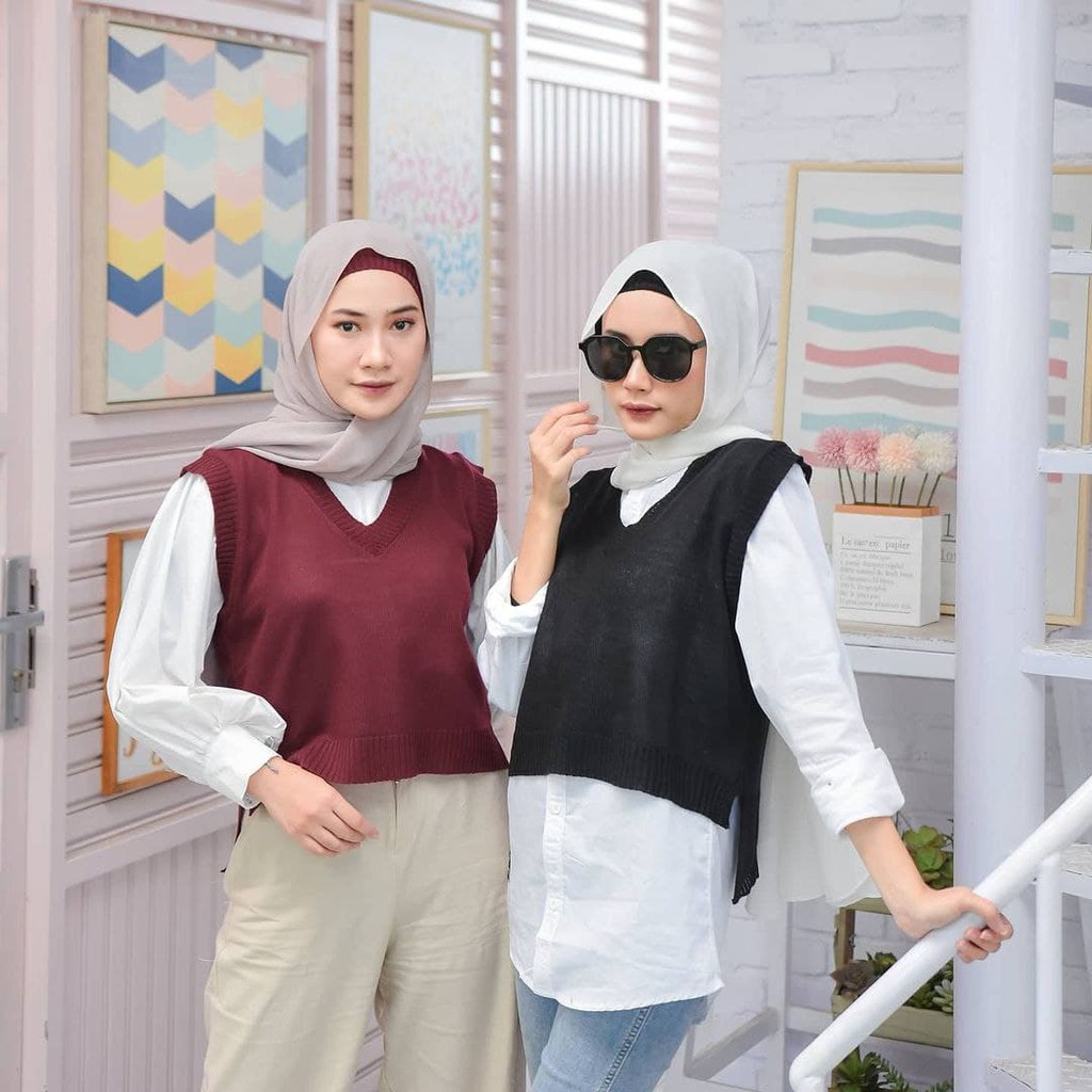 Nara Grosir - Bandana Vest | Fashion Terkini | Sweater Termurah