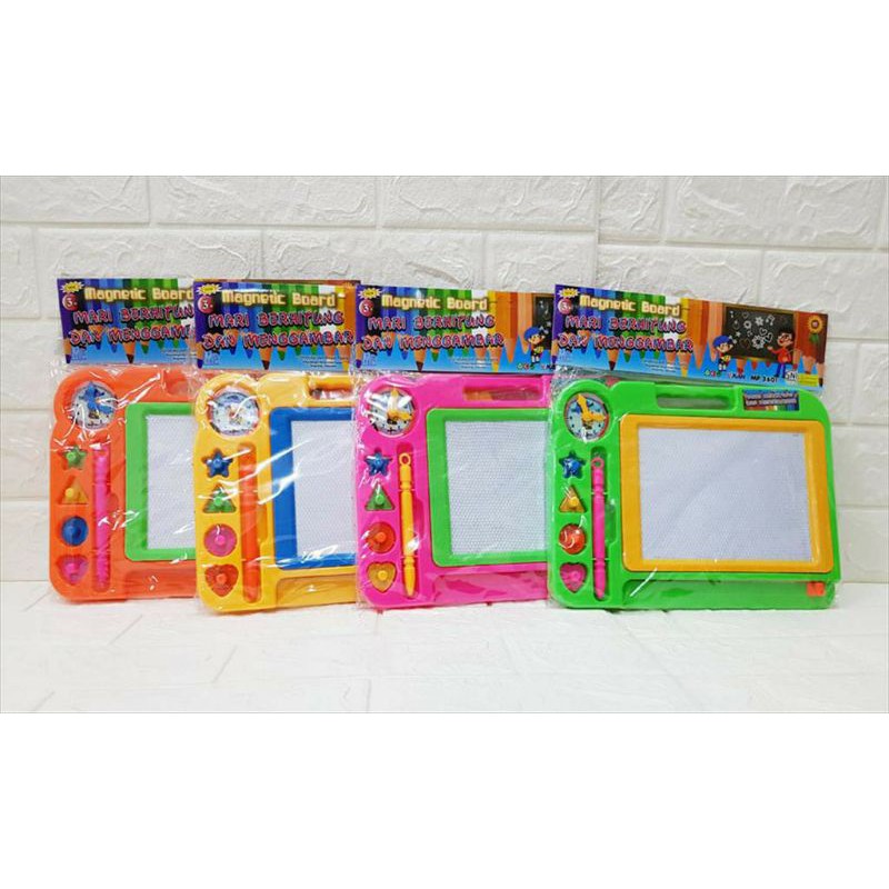 

Mainan Edukasi Anak Papan Tulis Magnet / Magic Board