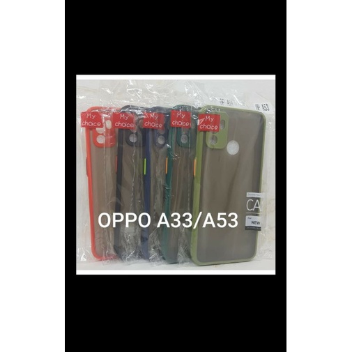 SLIKON CASE-CASING AERO OPPO A33/A53/PELINDUNG BELAKANG+ CAMIRA