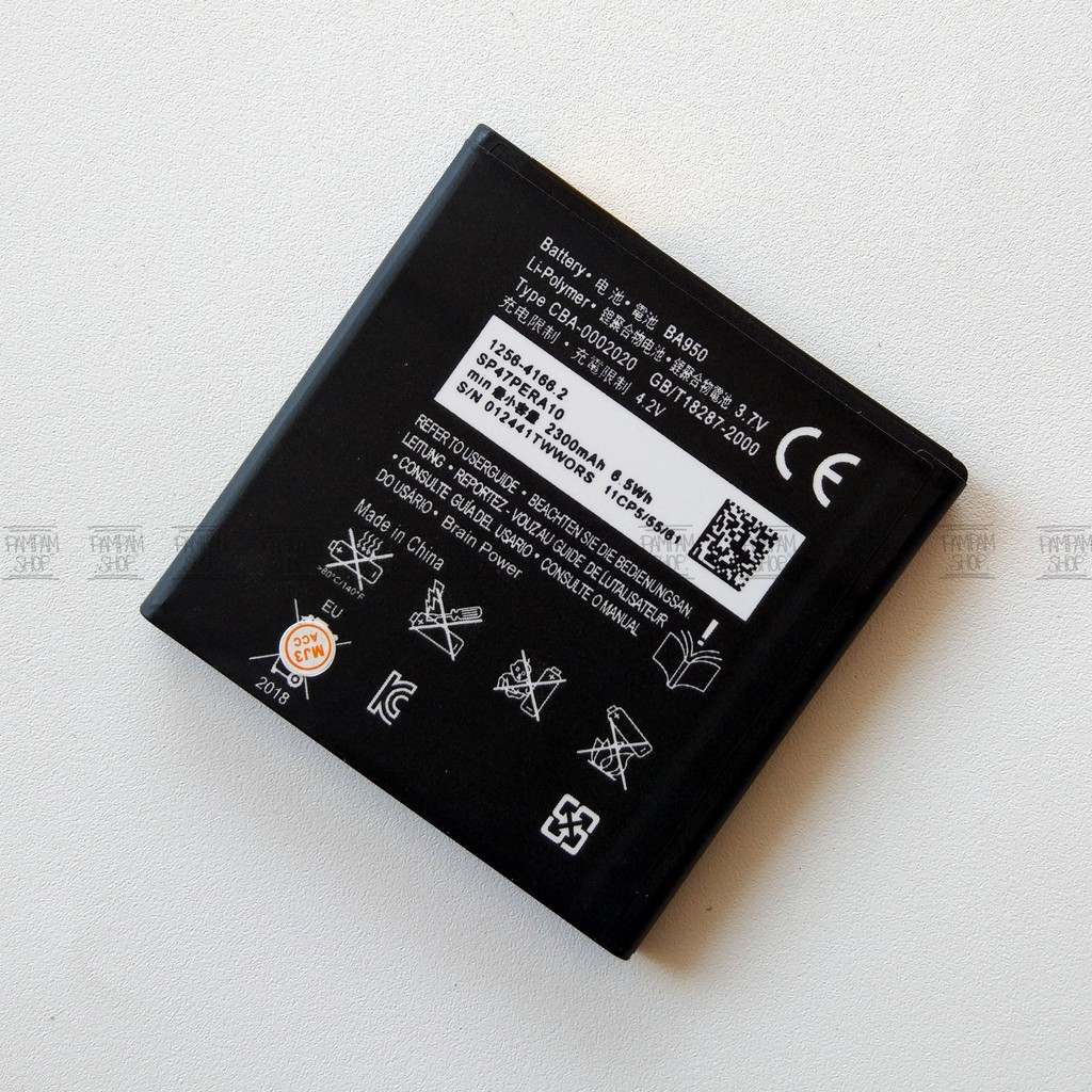 Baterai Sony Xperia ZR C502 M36H BA950 BA 950 Original OEM Batre Batrai Battery HP Ori